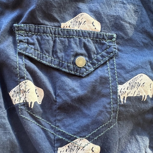 Barnfly Buffalo Button Down Shirt - Picture 3 of 7